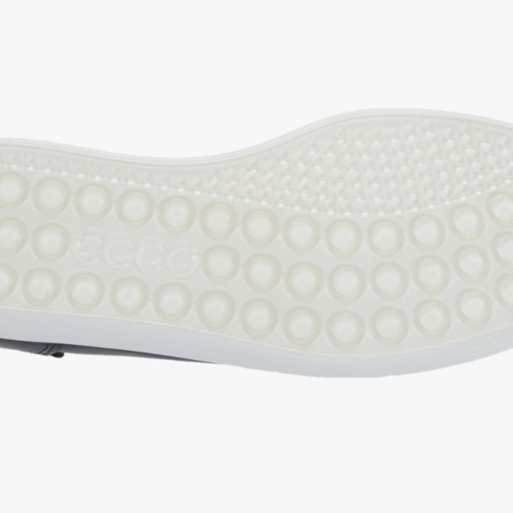 ECCO I Black Soft 7 Leather Woven Slip-On Sneaker Loafers, 5/36 - Picture 16 of 16